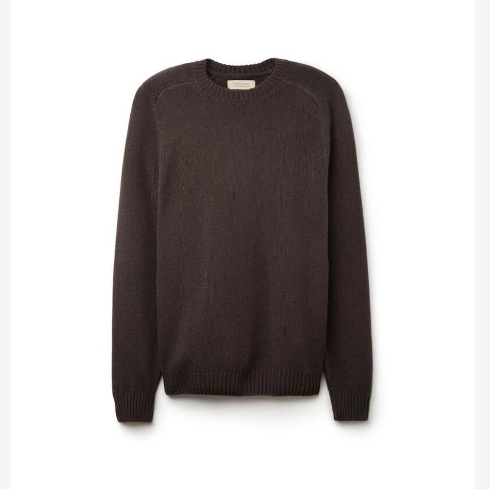 Falconeri Ultrasoft Cashmere Round-Neck Jumper US Size S Brown IT 46 Men’s